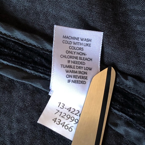 J. JILL Black Corduroy Pea Coat- M - Picture 6 of 6